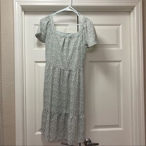 Floral cap sleeve
